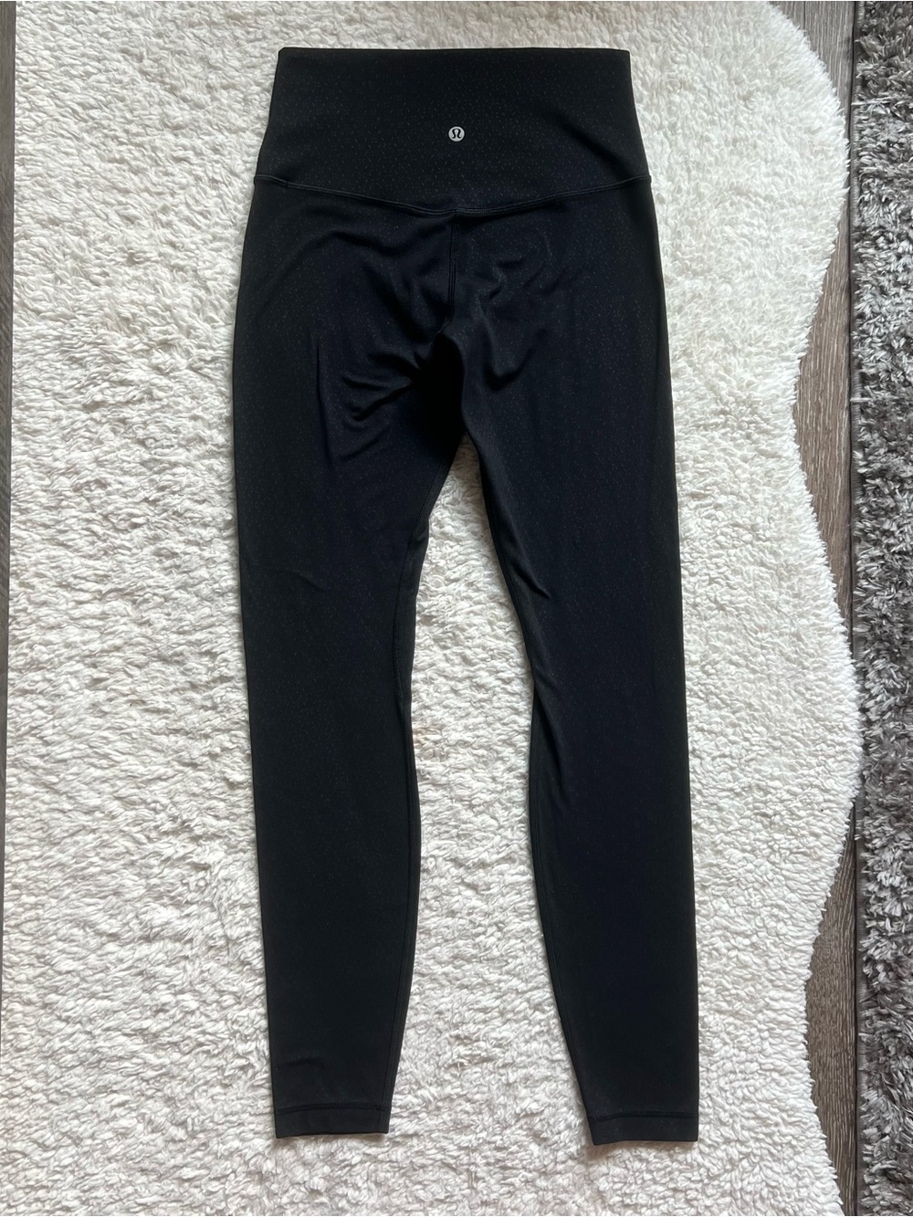 Lululemon Align 28” Leggings Black Patterned (6)
